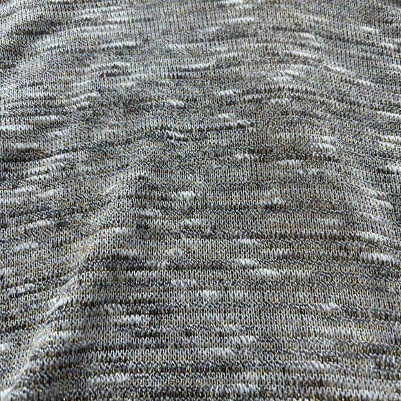 🎀 3 for $25 🎀 Cha Cha Vente Women’s S Lightweight Sweater Gray Cream Zipper - Picture 3 of 6